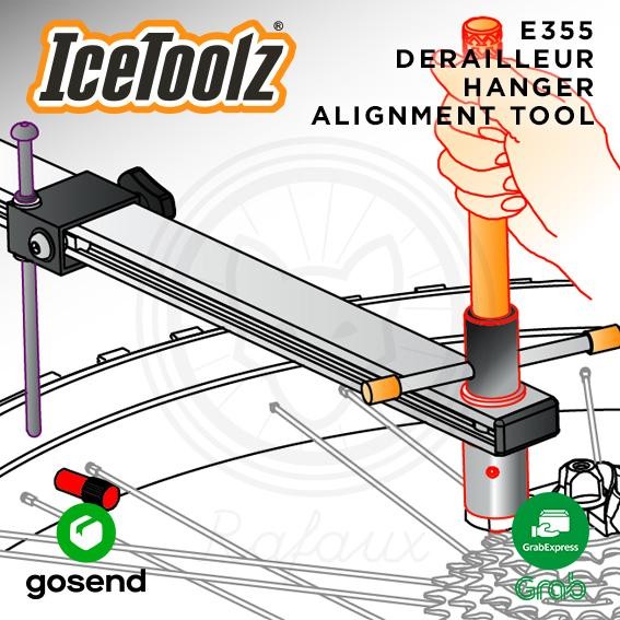 Paling Baik Icetoolz Derailleur Hanger Alignment Tool Alat Setel Rd Sepeda E355