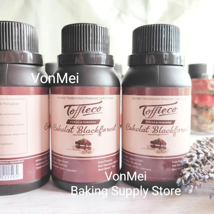 

Ready Toffieco Chocolate Black Forest Paste Perisa Pasta Coklat Bf 100 Gr