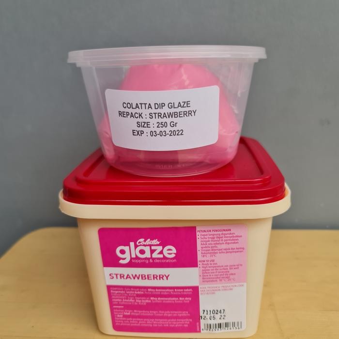 

Ready Colatta Glaze Strawberry Repack 250 Gr