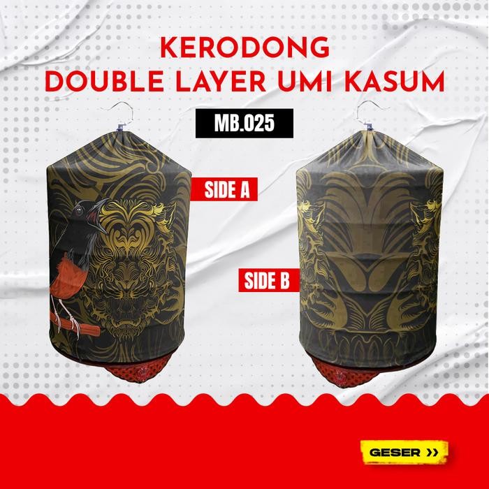 Kerodong Murai Batu Double Layer Pilihan Umi Kasum Motif Mb 025