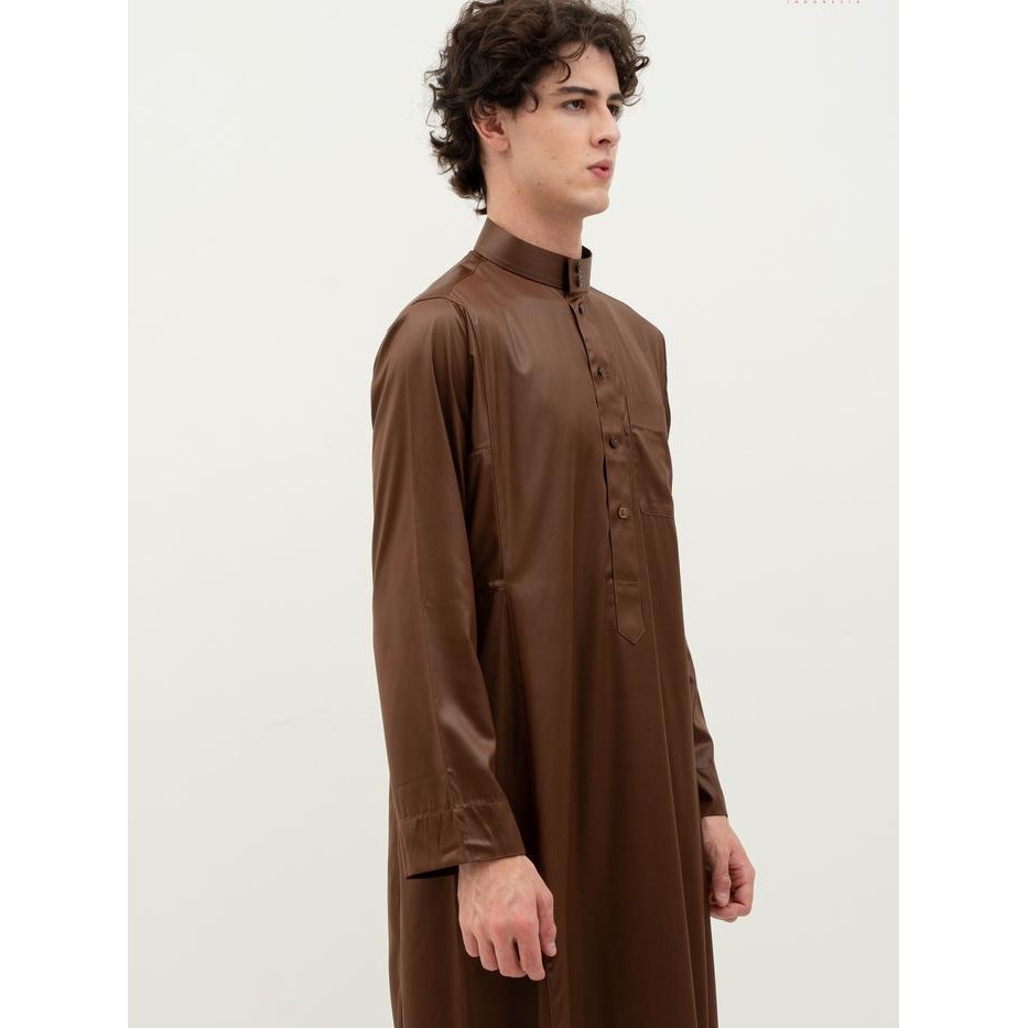 Al Haramain Jubah / Gamis Pria Dewasa Viet Polos Hijau Lumut Hijau Olive Hijau Botol Hijau Army