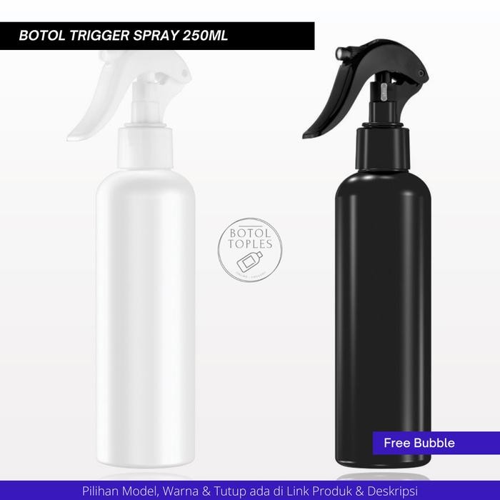 (Expert) botol trigger 250ml spray bening tebal (HARGA GROSIR)