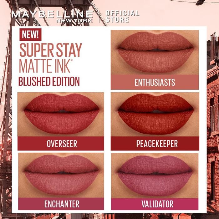 MJFQ [Blushed Edition Spice Edition Rouge Red Edition ] Maybelline Superstay Matte Ink