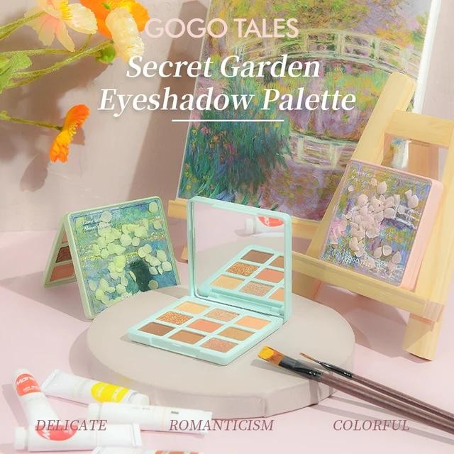 EBVT   Gt289 Gogo Tales Secret Garden Petal Van Gogh Eyeshadow Palette