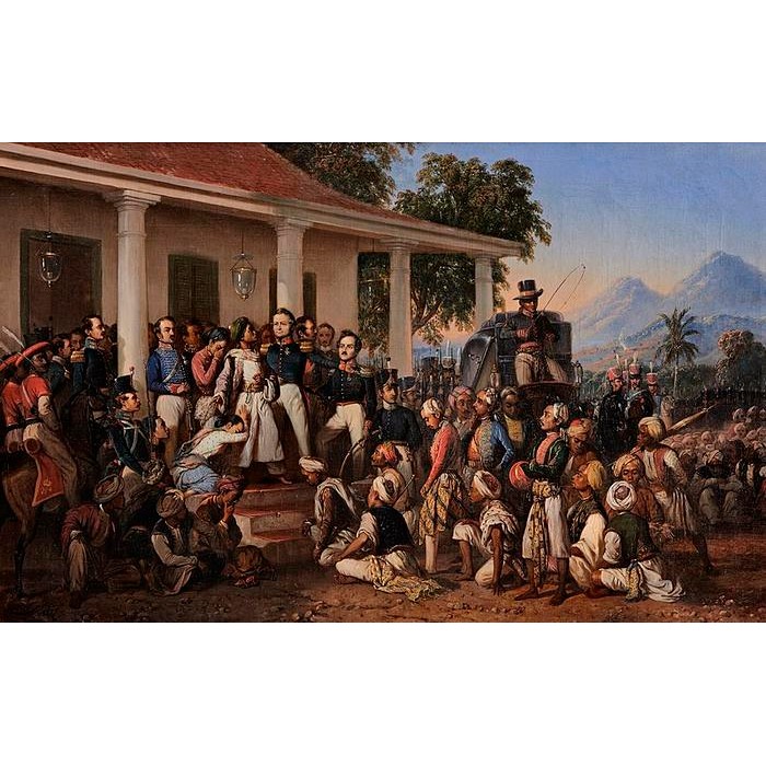 Lukisan Raden Saleh The Arrest Of Pangeran Diponegoro Painting Kode 1060