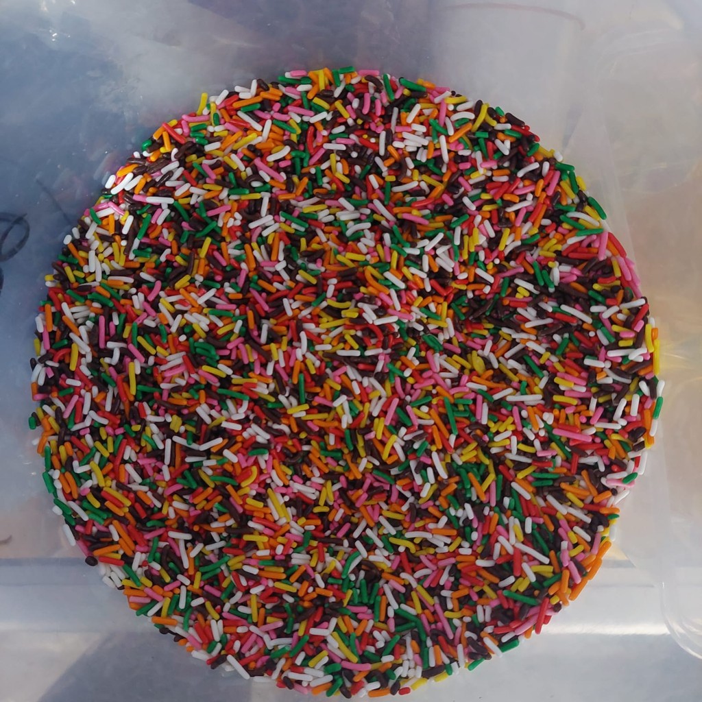 

Meses Plaza Pelita WWC (Warna Warni Cokelat) Kemasan Repack 250 gr, 500 gr, 1 kg