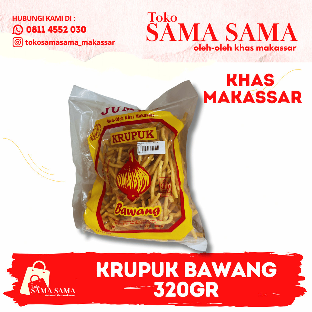 

KRUPUK BAWANG ORIGINAL LEGEND 320 GR & 160 GR
