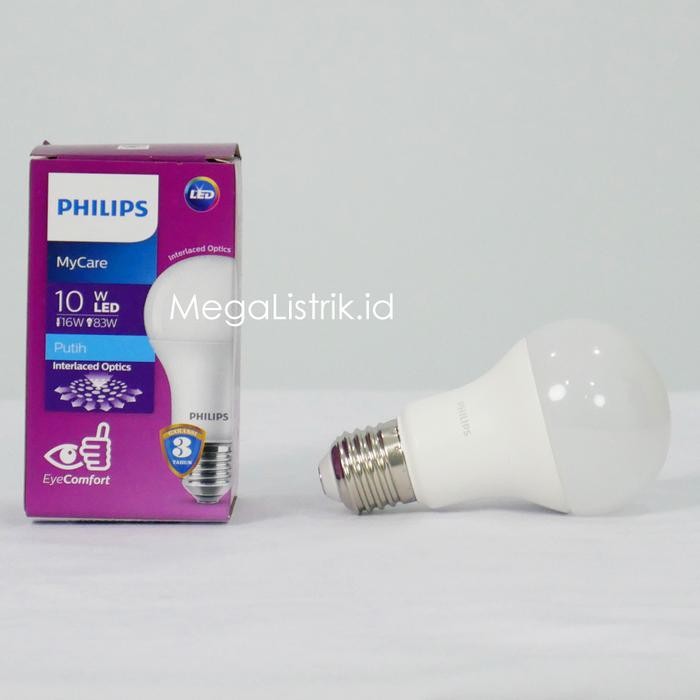 Best Promo Philips Lampu LED Bulb 10 Watt / 10W E27 Putih / Kuning Warm White Sale