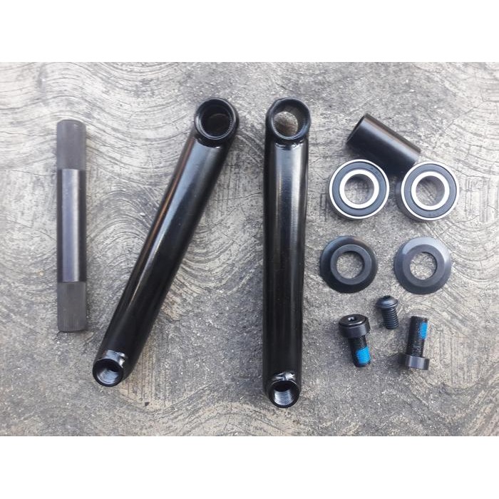 Parts BMX Crank United 170mm Include MID BB - Black