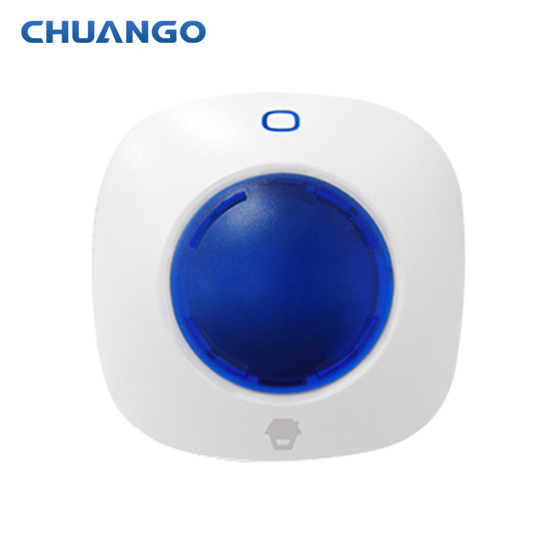 Chuango 315mhz WS-105 Mini Wireless Strobe Warning Siren for chuango
