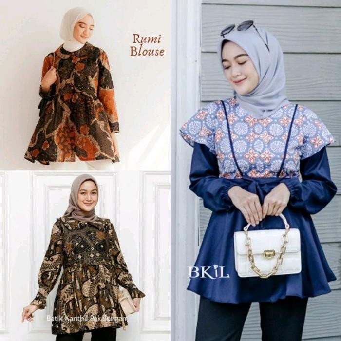 Batik Wanita Kantor Modern *