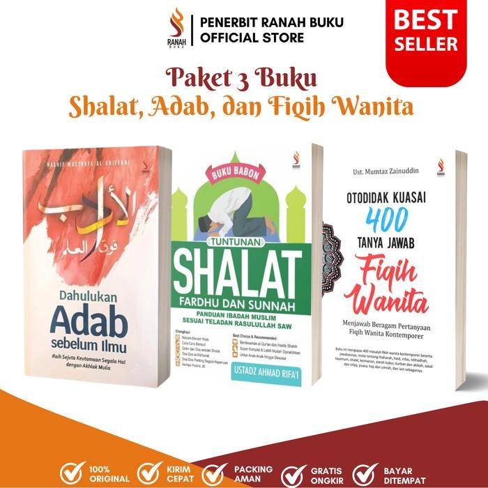 

TERLARIS (Isi 3 Buku) Ranah Buku Literasi - Agama Islam Shalat Adab dan Fiqih Wanita READY STOCK