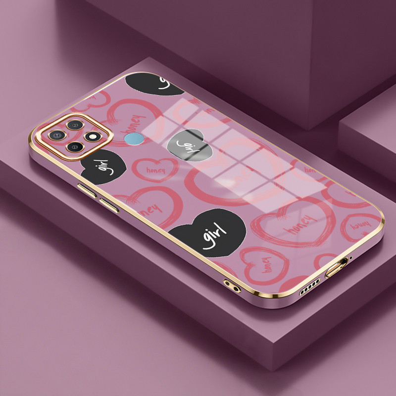 Casing Untuk OPPO A15 A15s A35 4G Case Hp Bahan Silikon Softcase Kasing Kesing Cesing Casing Motif K