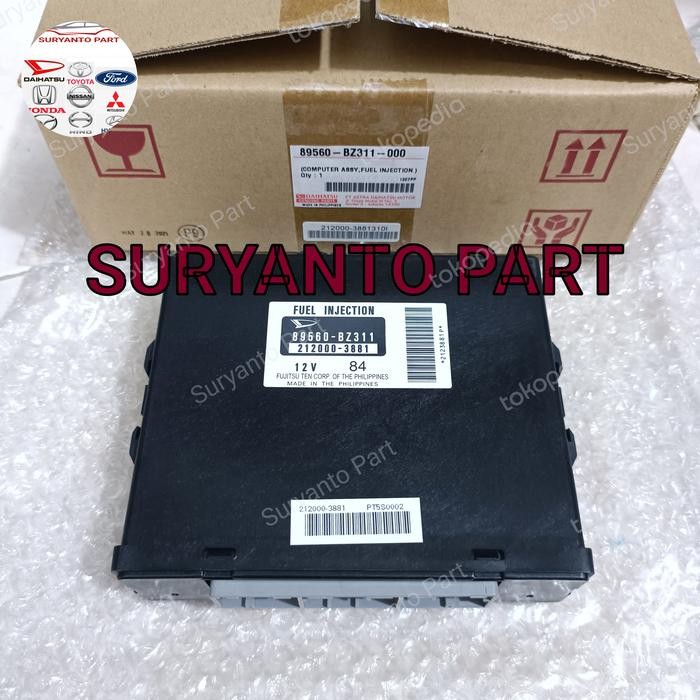 TERLARIS Ecu Komputer Computer Mesin Toyota Rush/Terios(Asli)89560-BZ310/BZ311