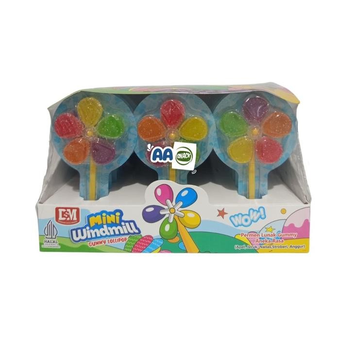

Permen Lunak Aneka Rasa Mini Windmill Isi 30 ( Dikirim Random )