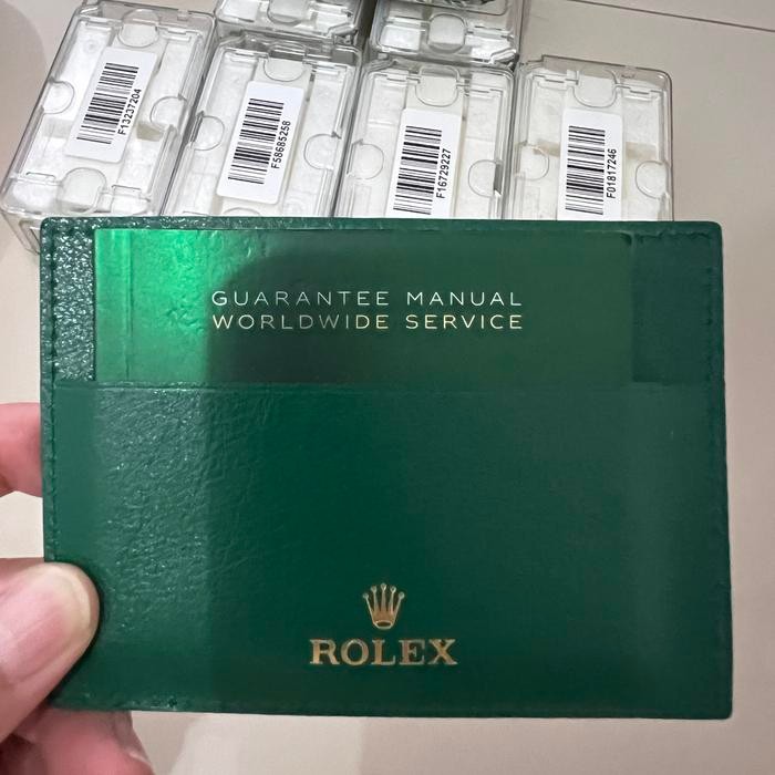

Dompet kartu garansi Rolex original