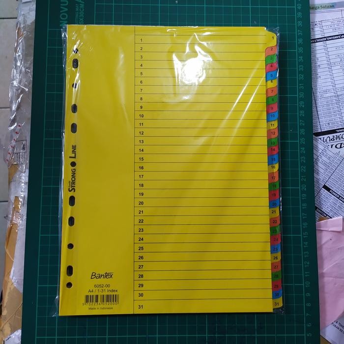 

Devider banex 6052 / pembatas buku 1-31