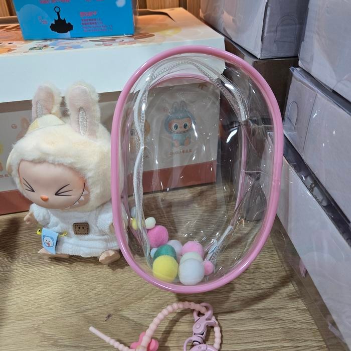 

transparan pouch labubu pvc