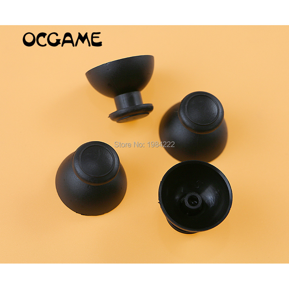 200pcs black Thumbstick Joystick Cap Mushroom Caps for Wii Nunchuck Controller Second Generation cla