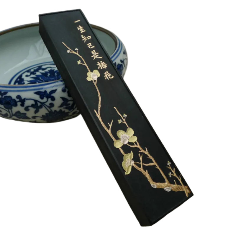 125g Chinese Calligraphy Solid Ink Sticks Artist Painting Watercolor and Fabric Paint Ink Block Chin