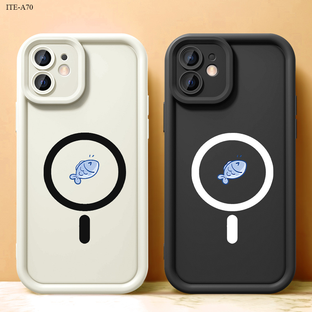 Softcase Mode Logo Casing For Infinix Itel A90 A80 A70 RS4 P55 S23 P65 Tecno Camon Spark Pova 40 20 