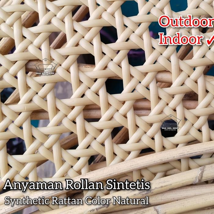 PREMIUM Webbing Lembaran Rotan Sintetis Anyaman Tanjung