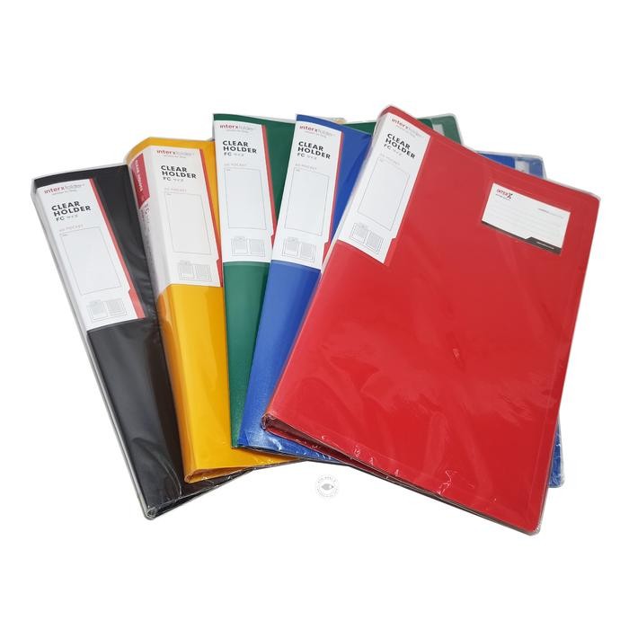 

INTER X FOLDER - Clear Holder 60 Pocket F4 - Pcs