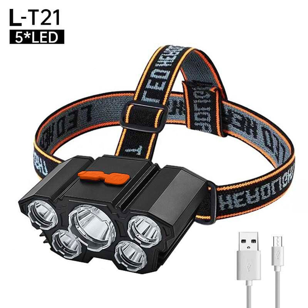 Senter LED Kepala Headlamp 5 XPG
