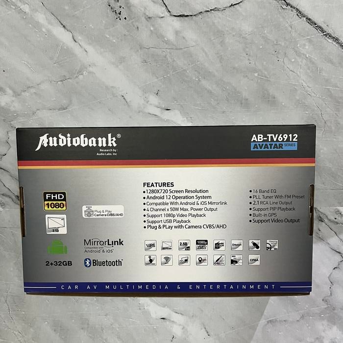 HEADUNIT 9INCH ANDROID AUDIOBANK