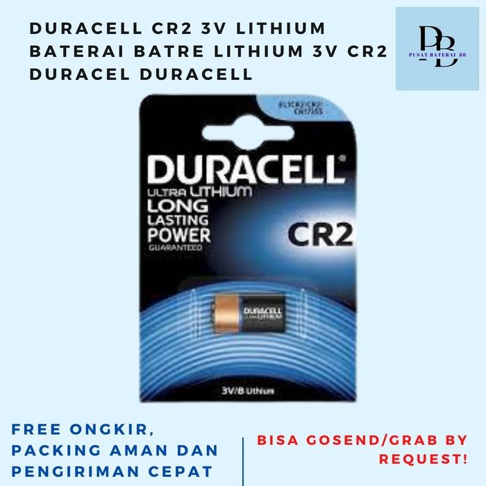MXW7 Duracell Cr2 3V Lithium Baterai Batre Lithium 3V Cr2 Duracel Duracell