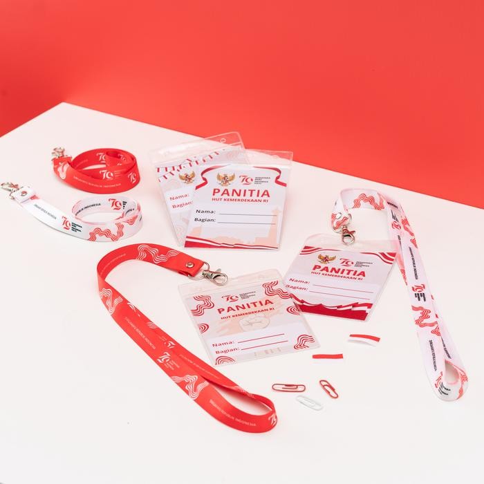 

(Allthebest) Name Tag Panitia 17 Agustus Kalung Lanyard Lomba Kemerdekaan HUT RI