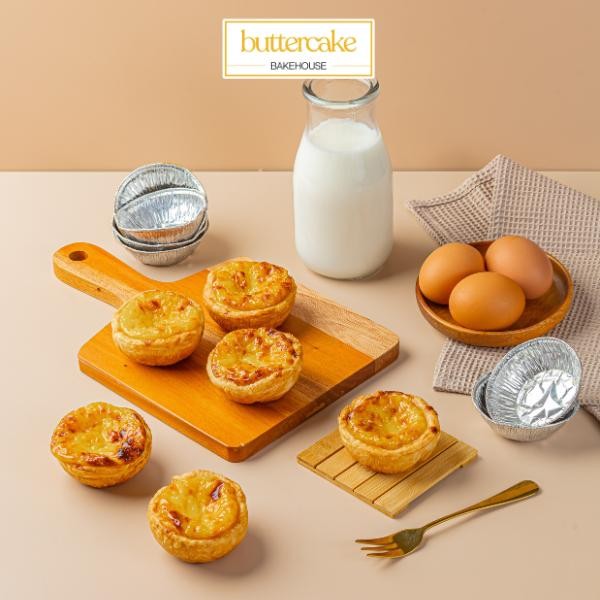 

OR6T Portuguese Egg Tart Hongkong Egg Tart Macau 1 Box 6 Pcs