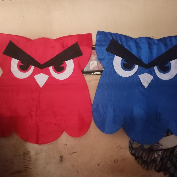 (Allthebest) layangan celepuk lipat angry bird 1,2m
