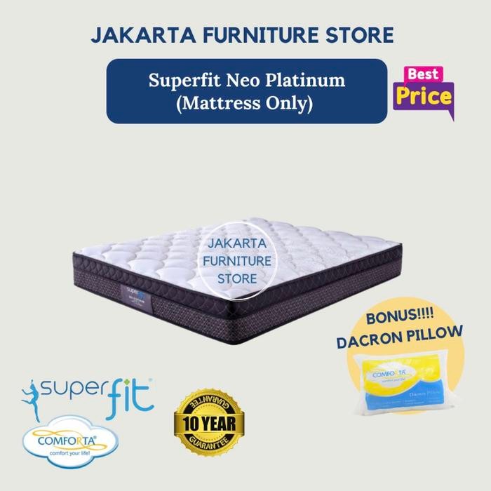 2E7A Springbed Comforta Superfit Neo Platinum Uk.160X200 (Mattress Only)