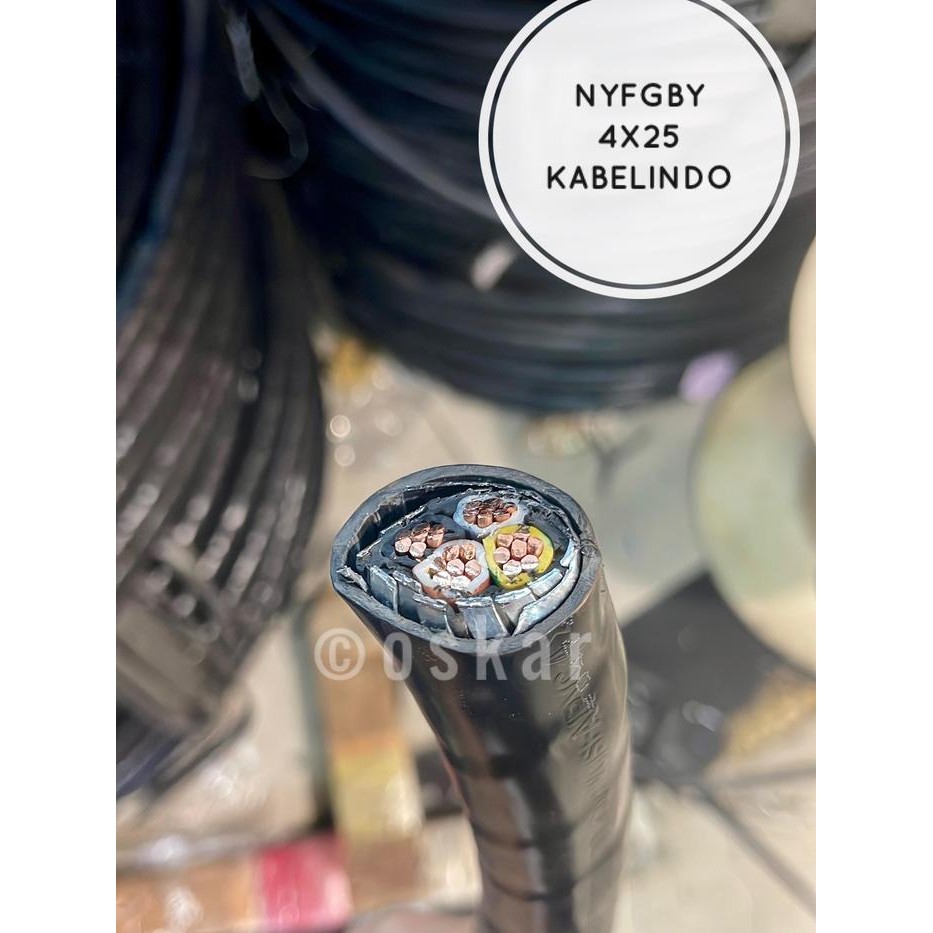 KABEL NYFGBY 4X25 mm KABELINDO/KABELMETAL