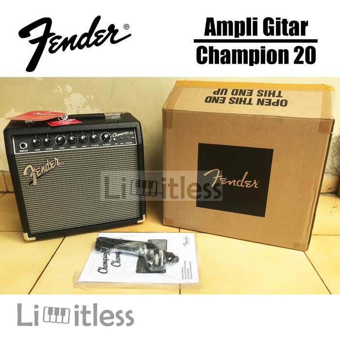 Ampli Gitar Fender Champion 20 Guitar Amplifier Garansi Original