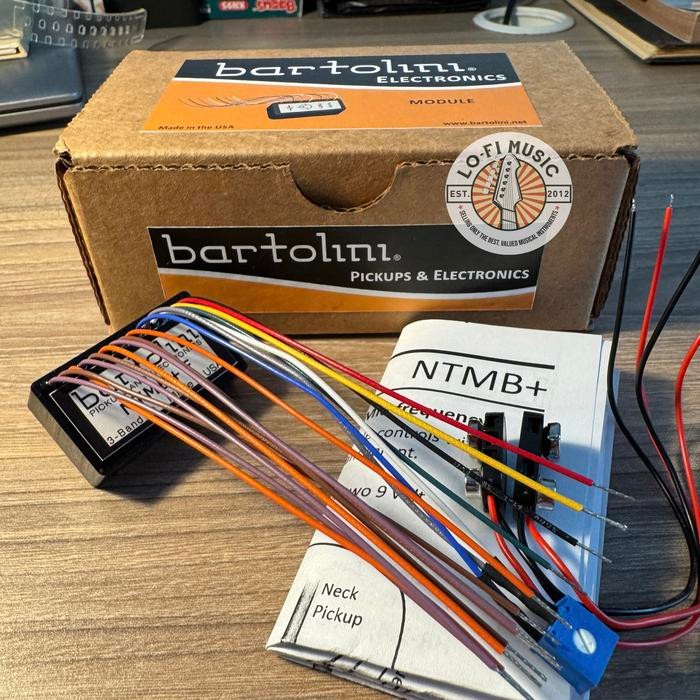 Bartolini 3-Band EQ Bass Preamp Module NTMB+ GF gitar
