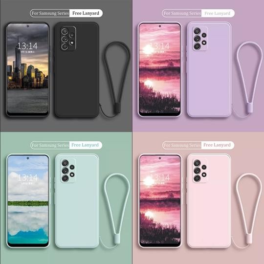 Case Samsung A32 A52 A72 Baby Skin tali Fashion Cute Casing TPU *