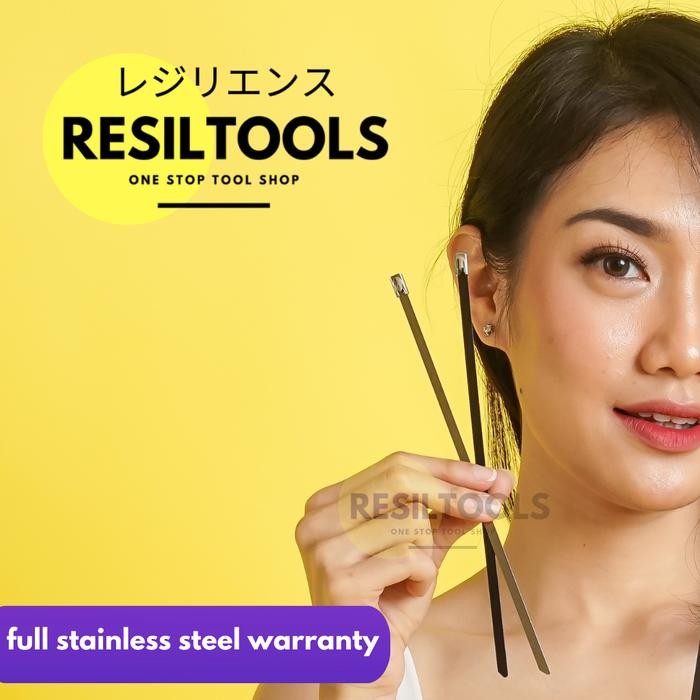 

TERLARIS Kabel Tis Stainless 15 cm Per Pack Cable Ties 150 mm Resiltools READY STOCK