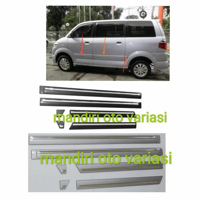 List body samping mobil APV ARENA side body molding