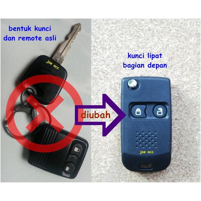 Casing Kunci Lipat Flip Key Ford Escape