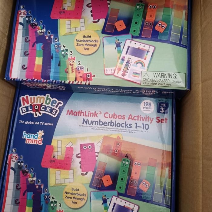 Mathlink Cubes Numberblocks 1-10 Educational Toys Mainan Edukasi