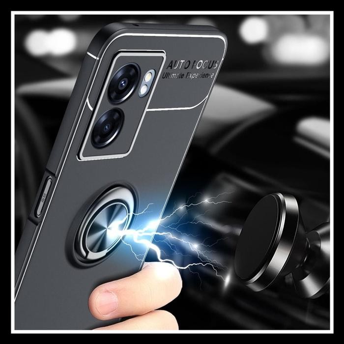 TB2D Realme Narzo 50 5G Case Ultimate Auto Focus Ring Original Soft Cover
