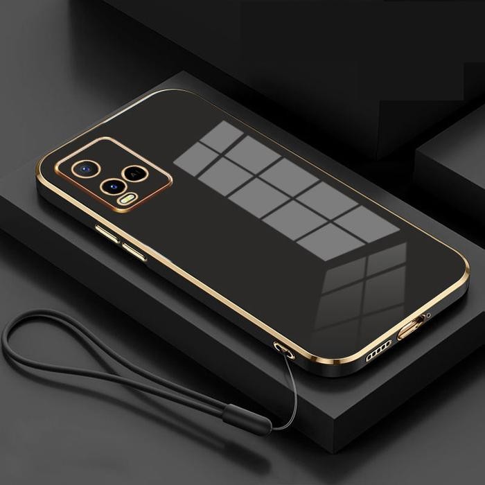 TB2D Softcase Vivo Y21, Y21A, Y21S, Y21T Case Luxury Plating Premium Casing