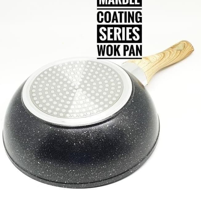 Wok Pan Yoshikawa Marble 22 Cm