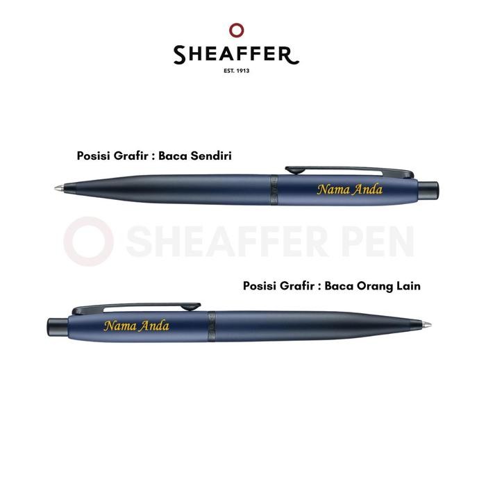 SHEAFFER VFM STROBE SILVER BALLPOINT PEN