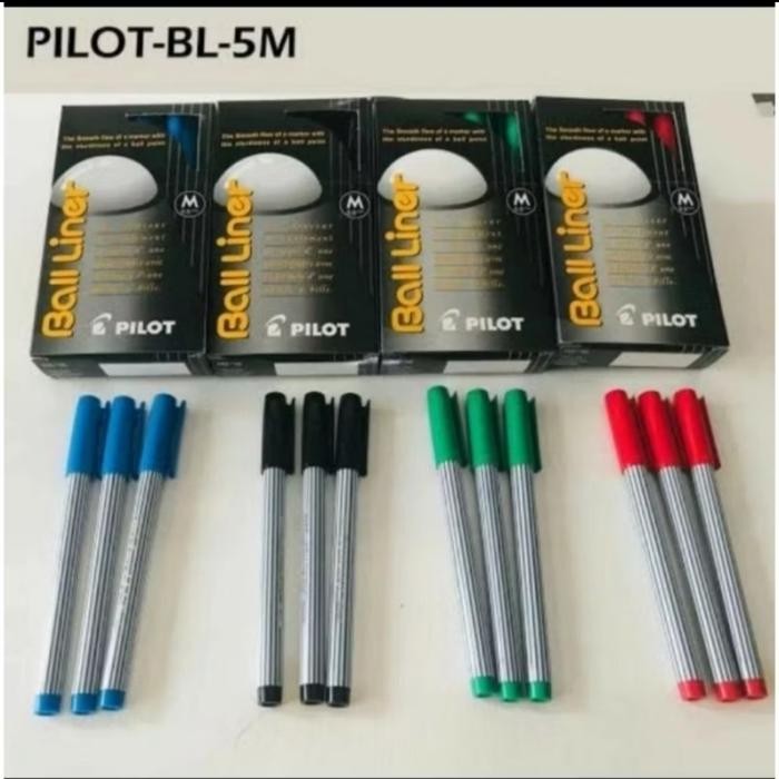

Pulpen Pilot Baliner Bl-5M 0,8 Mm (12 Pcs)