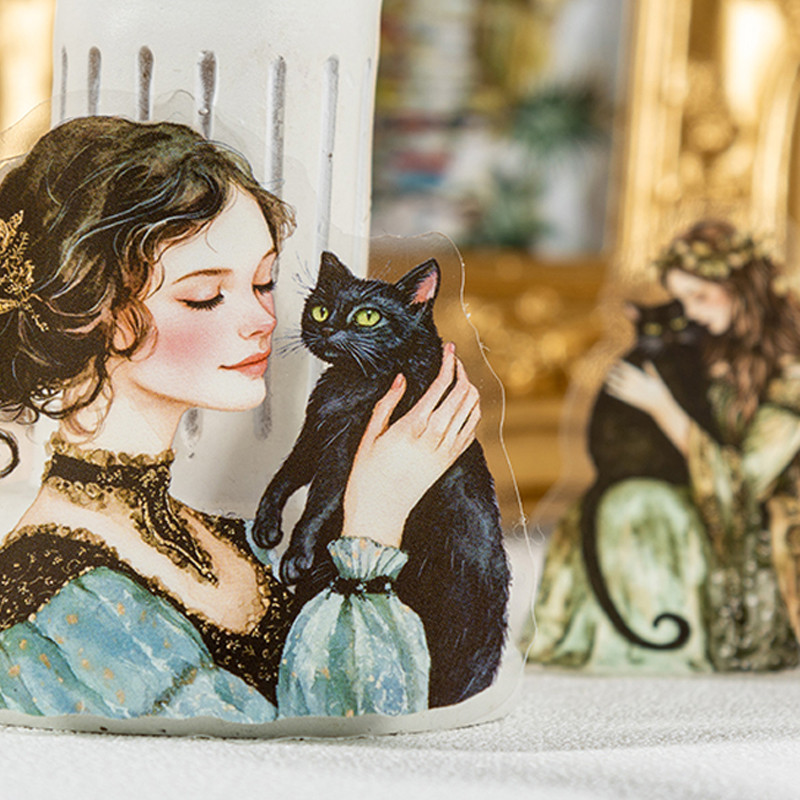 

60Pcs/bag Morning Glory Series Character Stickers Kids Handbook Stickers DIY Gift