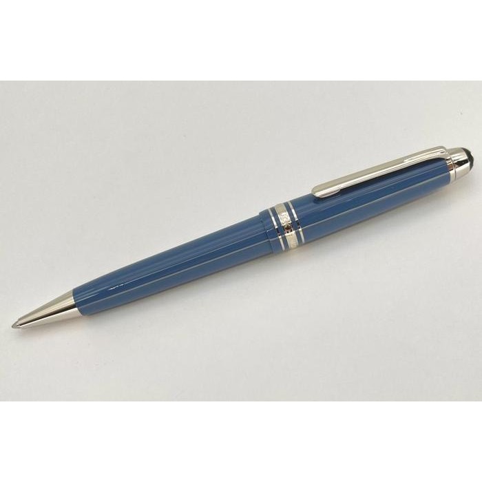 

MONTBLANC MIESTERSTUCK GLACIER MIDSIZE BLUE BALLPOINT 129395