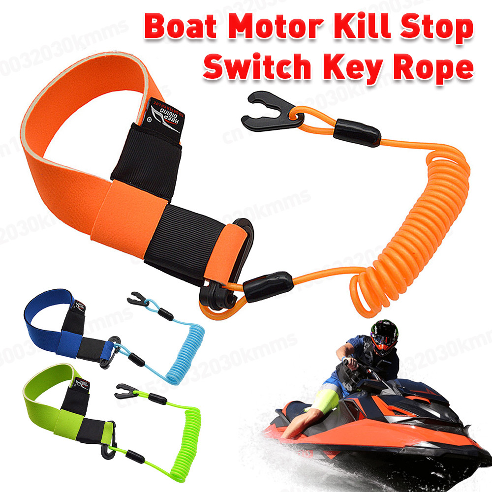 Stop Kill Safety Lanyard for Yamaha Jet Ski Wave Runner Wave Venture Wave Raider WaveJammer Wave Bla